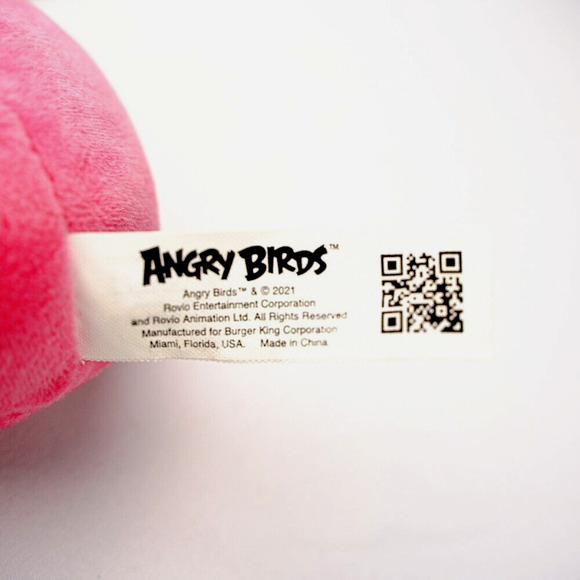 Burger King Angry Birds "Stella" Plush Kids Pink 4 Inch Stuffed Animal Toy 2020 - Picture 3 of 5